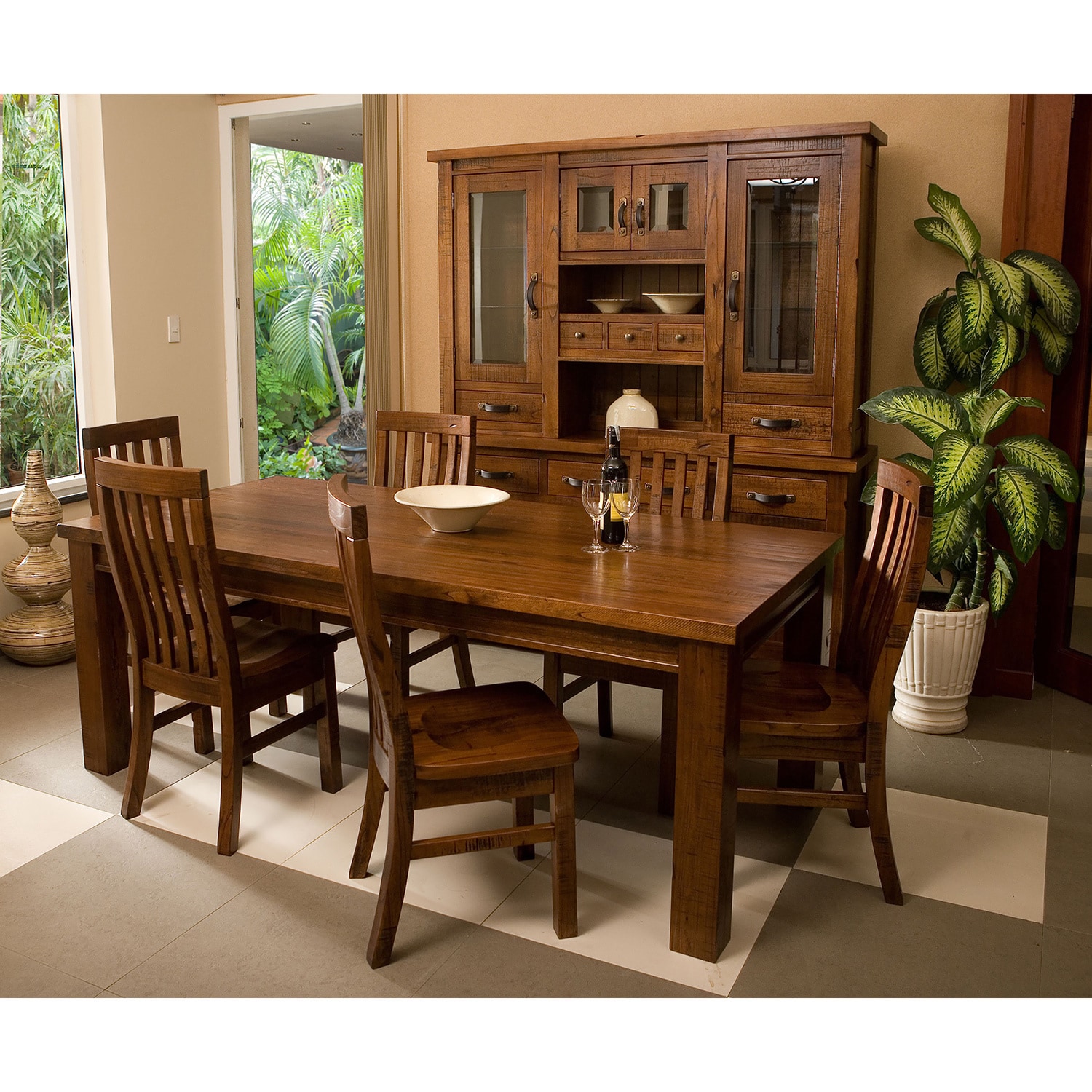 Hillsdale Outback 7 piece Dining Set Brown Size 7 Piece Sets