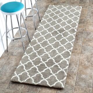 Memory Foam Area Rugs Online At Our Best Deals Nuloom Machine Made Microfiber Trellis Runner Rug 2 6 X