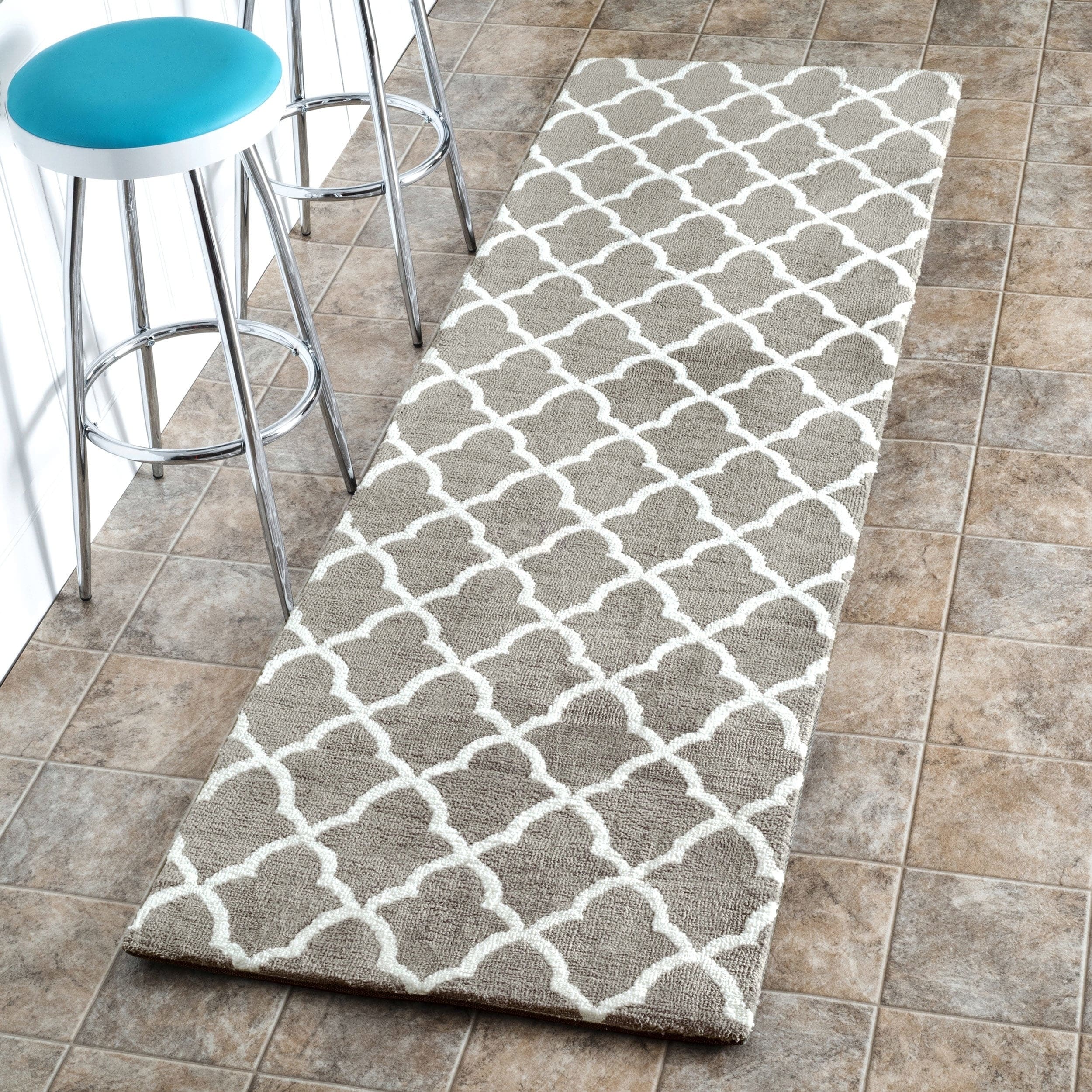 Shop Nuloom Machine Made Kitchen Microfiber Trellis Microfiber