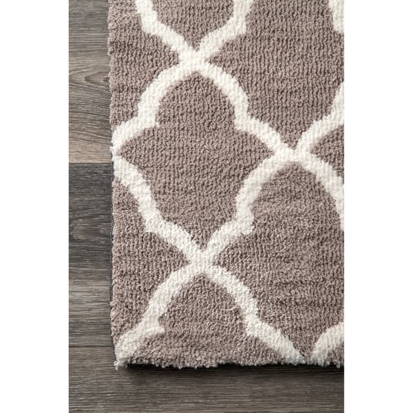 Shop Nuloom Machine Made Kitchen Microfiber Trellis Microfiber