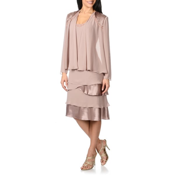 Shop S.L. Fashions Womens 2-piece Dress Set - Overstock - 8924143