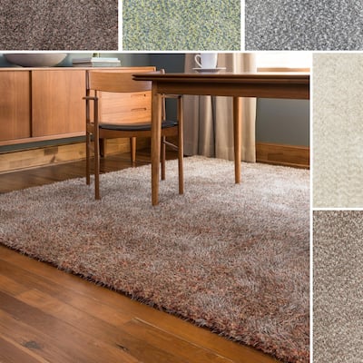 Alexander Home London Hand-tufted Textured Plush Shag Rug