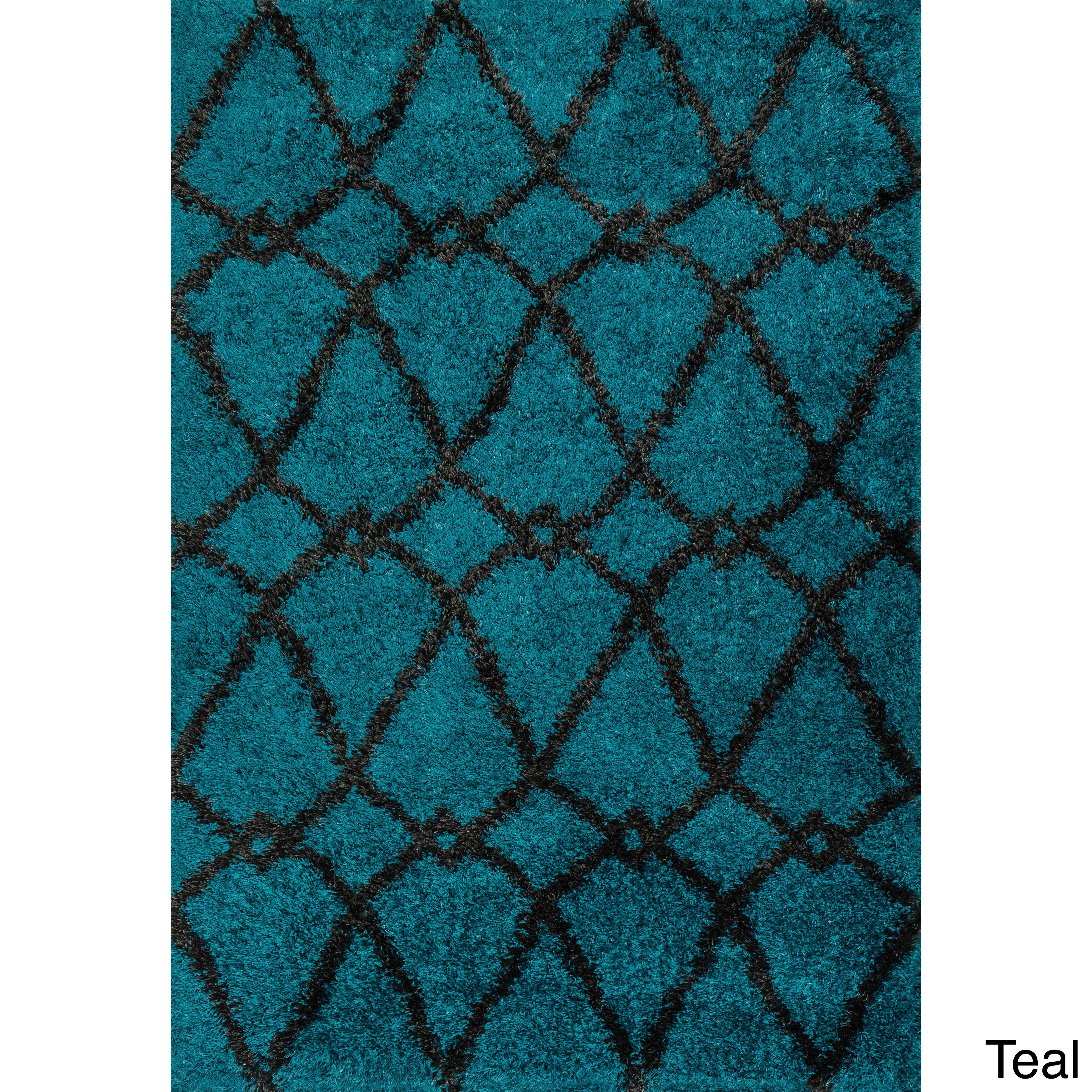 Stella Trellis Shag Rug (39 X 56)