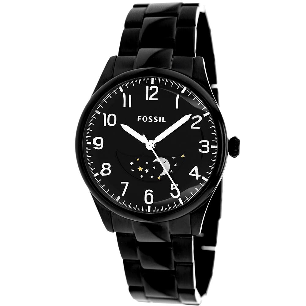 Fossil Men's The Agent Black Stainless Steel Watch