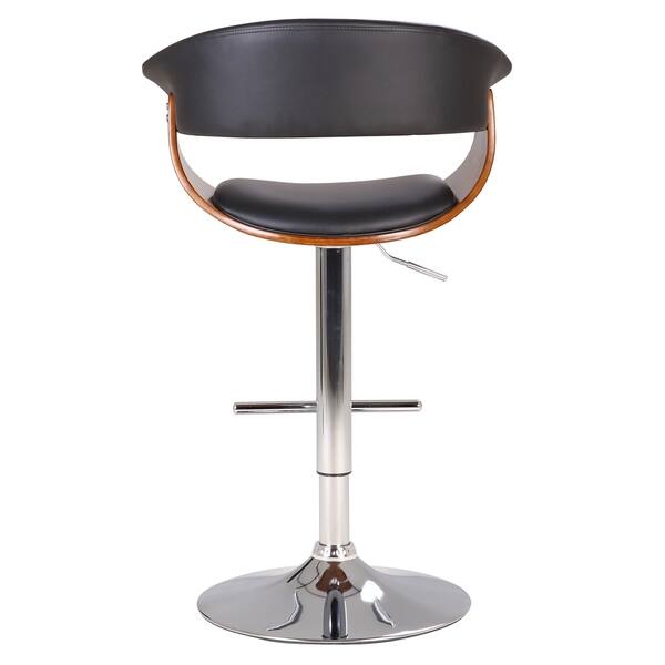 Shop Mid Century Modern Height Adjustable Swiveling Bar Stool On Sale Overstock 8924869