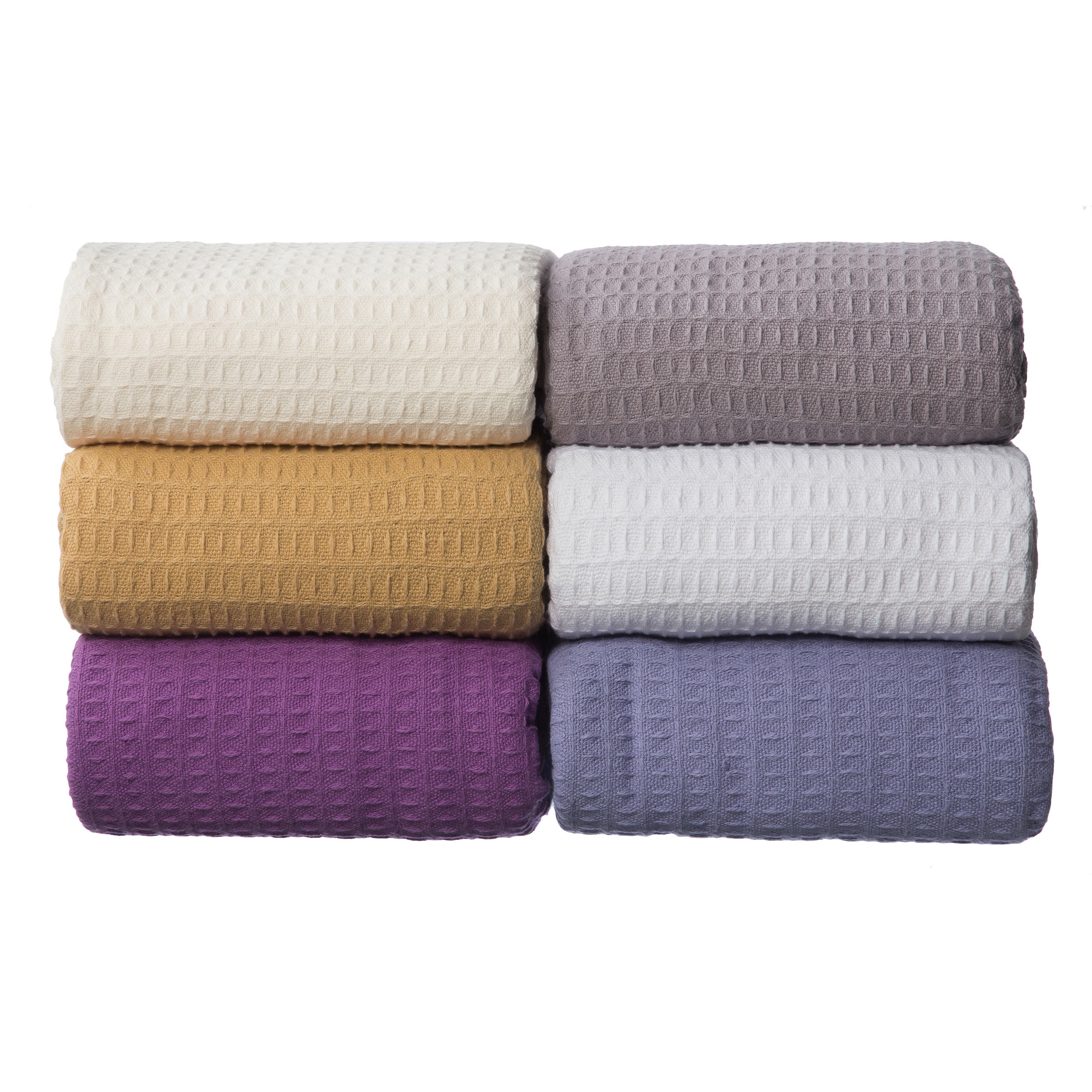 Heavyweight Waffle Weave Cotton Blanket