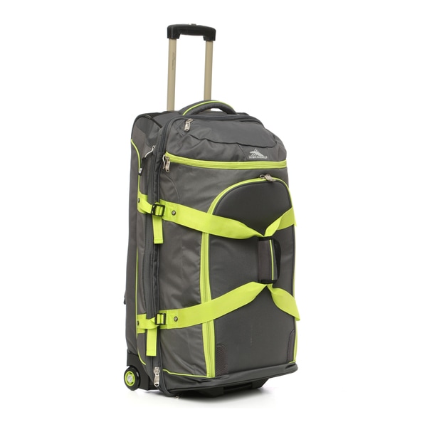 High Sierra ATG3 Charcoal/Green 32inch Dropbottom Wheeled Upright