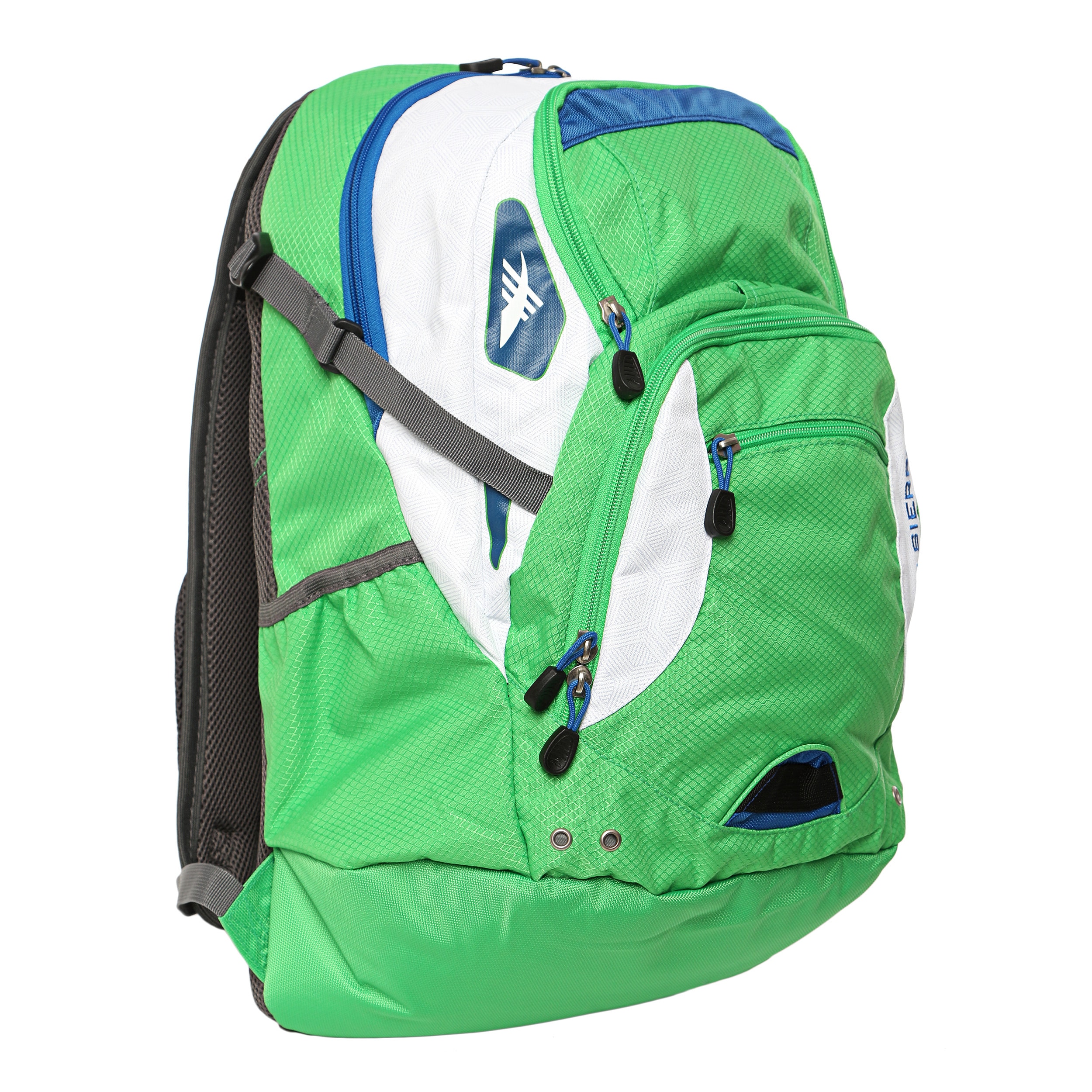 High Sierra Green/white/blue Scrimmage Daypack
