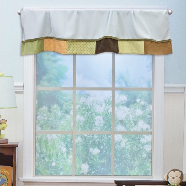 Nurture Imagination Swing Nursery Window Valance