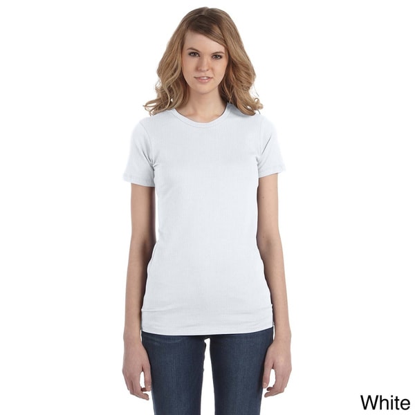 Alternative Womens Tear away Basic Crew Neck Top