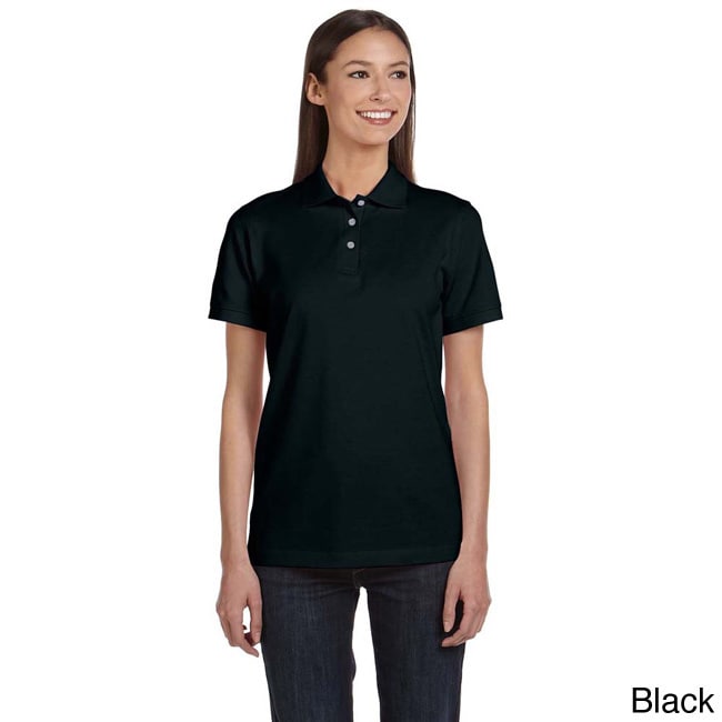 Anvil Womens Ringspun Pique Polo