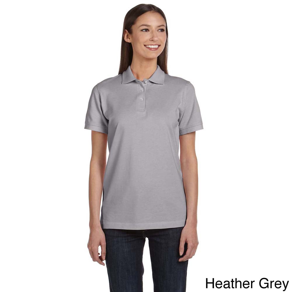 Anvil Womens Ringspun Pique Polo