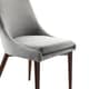 preview thumbnail 8 of 11, Sasha Mid-century Grey Fabric Upholstered Tapered Leg Dining Chairs (Set of 2) iNSPIRE Q Modern