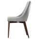 preview thumbnail 6 of 11, Sasha Mid-century Grey Fabric Upholstered Tapered Leg Dining Chairs (Set of 2) iNSPIRE Q Modern