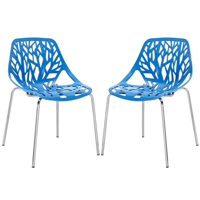 Stencil Blue Dining Chair (Set of 2)