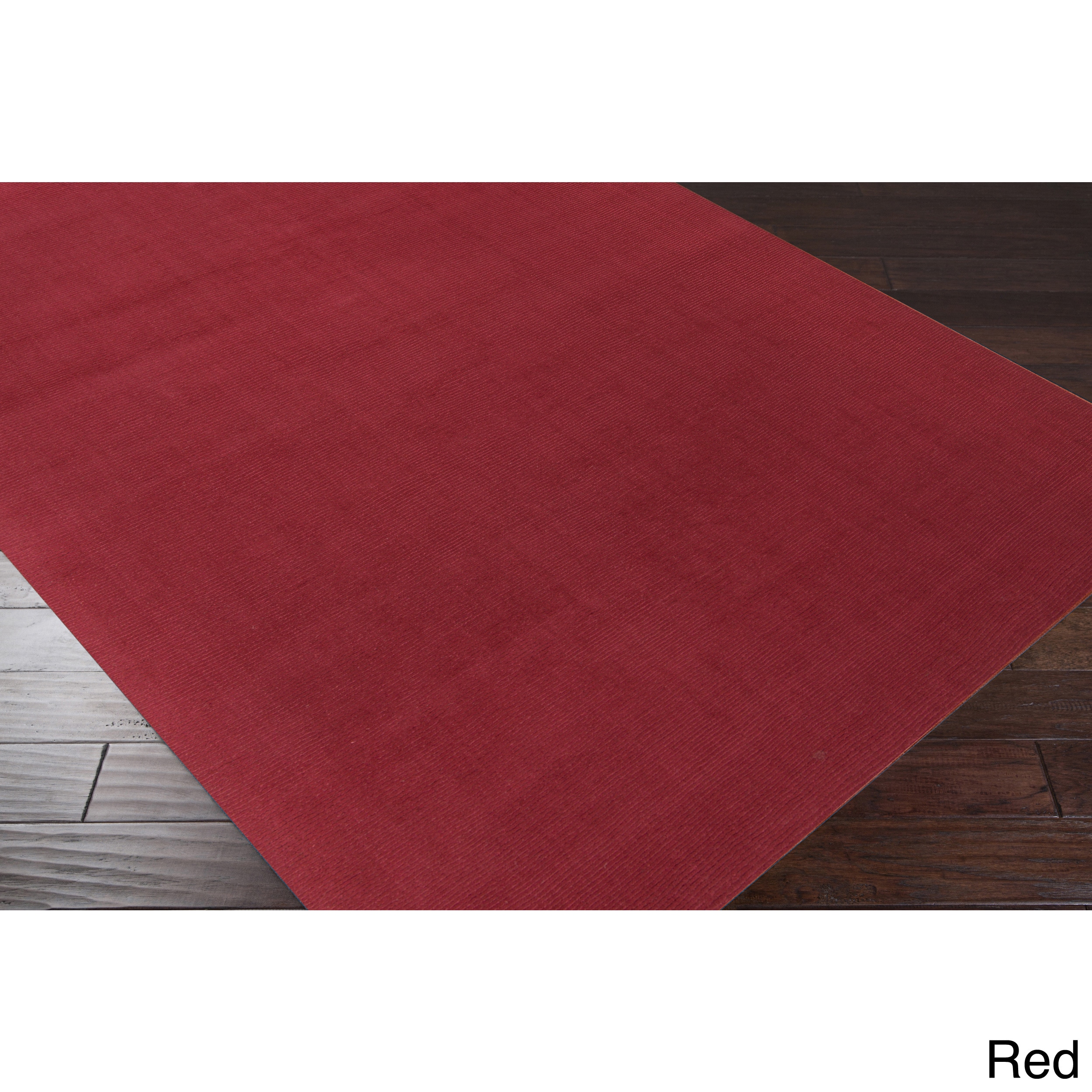 Hand loomed Lenox Casual Solid Area Rug (9 X 13)