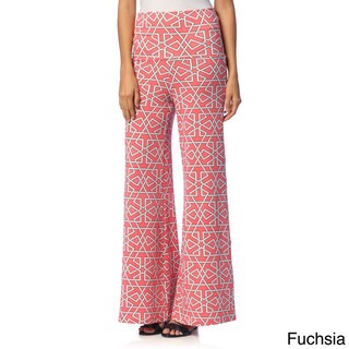 White Mark Summer Time Women's Palazzo Pants - Overstock Shopping - Top ...