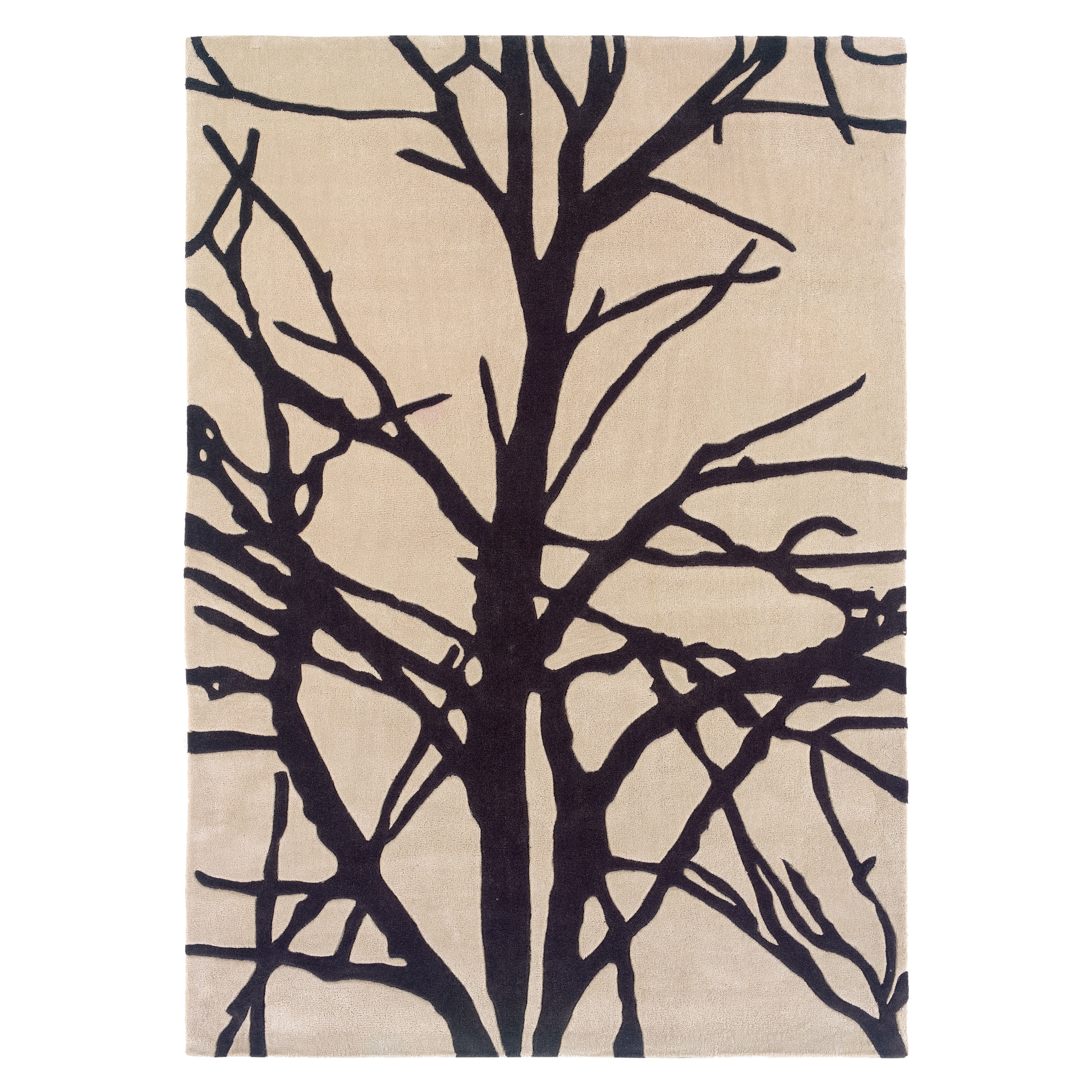 Tree Branch Area Rug Rugs Compare Prices At Nextag Linon Trio Collection Black Grey Tree Silhouette Modern