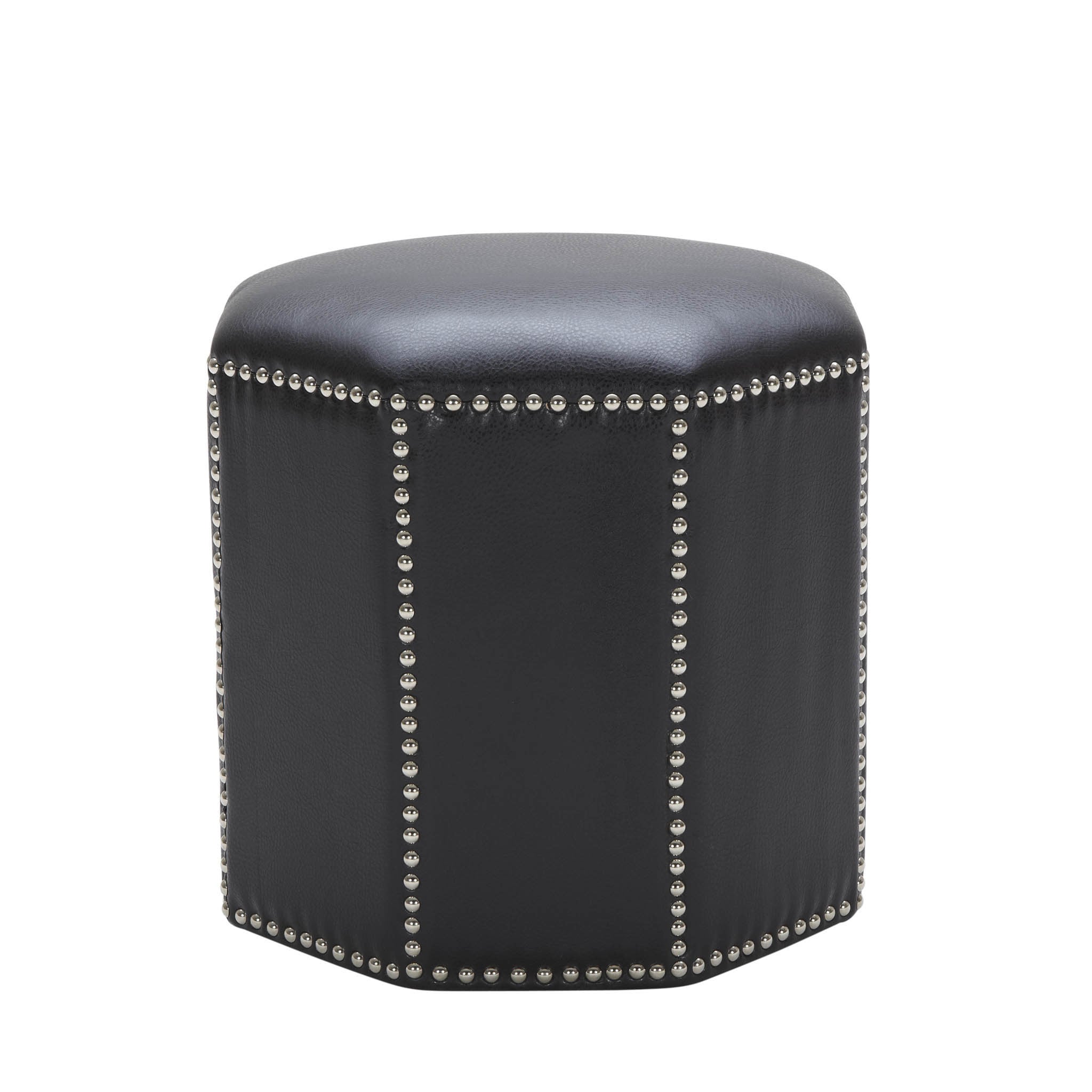 Sunpan Baltec Octagonal Nail Head Ottoman