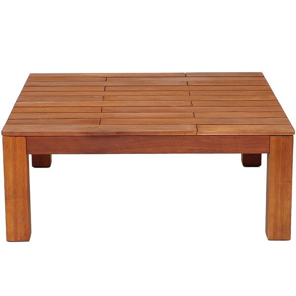 ia Pacific Eucalyptus Square Side Table