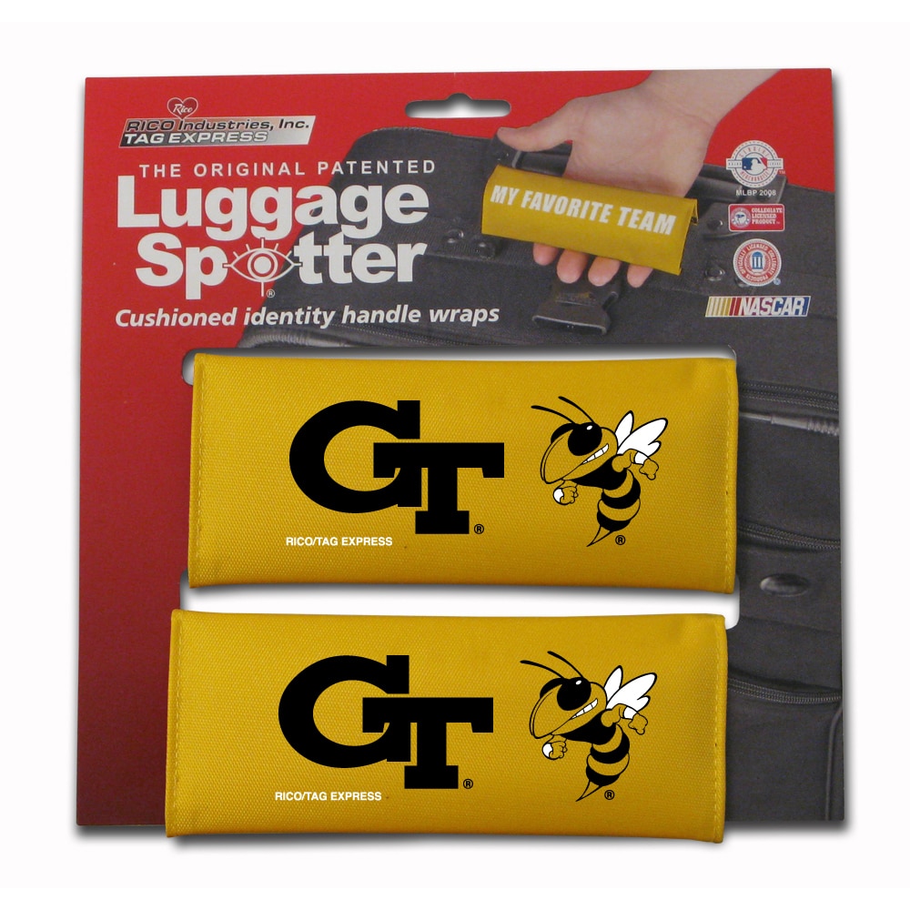 The Original Patented Ncaa Georgia Tech Yellow Jackets Luggage Spotter (set Of 2)