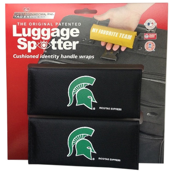 The Original Patented Ncaa Michigan State Spartans Luggage Spotter (set Of 2)