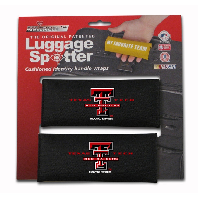 The Original Patented Ncaa Texas Tech Red Raiders Luggage Spotter (set Of 2)