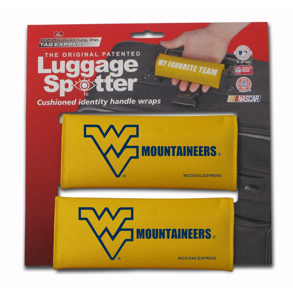 The Original Patented Ncaa West Virginia Mountaineers Luggage Spotter (set Of 2)