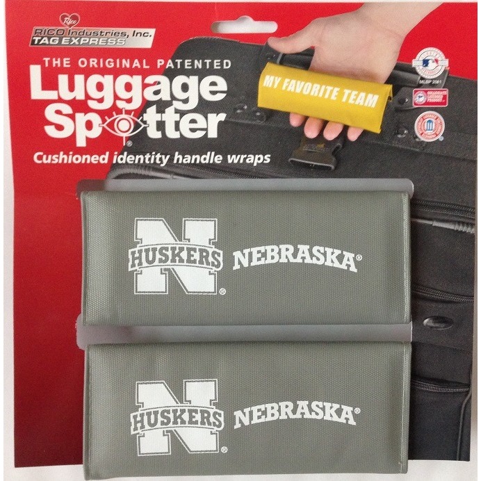 The Original Patented Ncaa Nebraska Huskers Luggage Spotter (set Of 2)