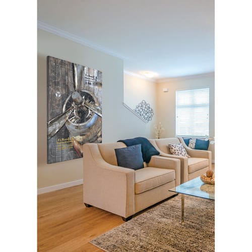 Carson Carrington Ullvattern 'Fly Rider' Metal Wall Art