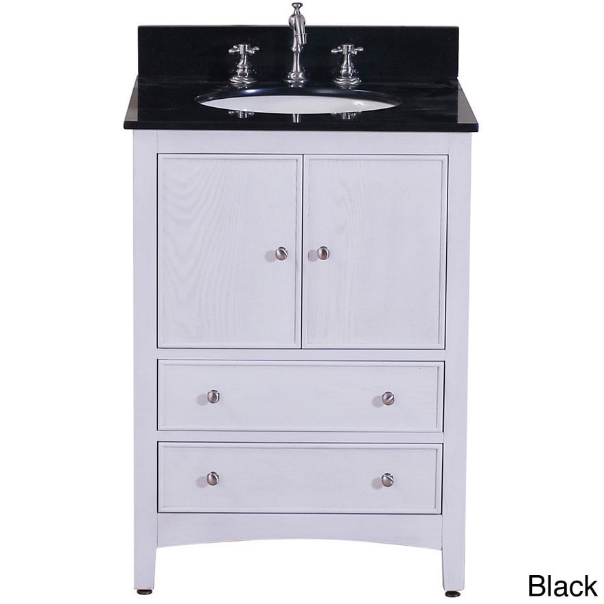 Avanity Westwood 24 inch Single Vanity In White Washed Finish With Sink And Top