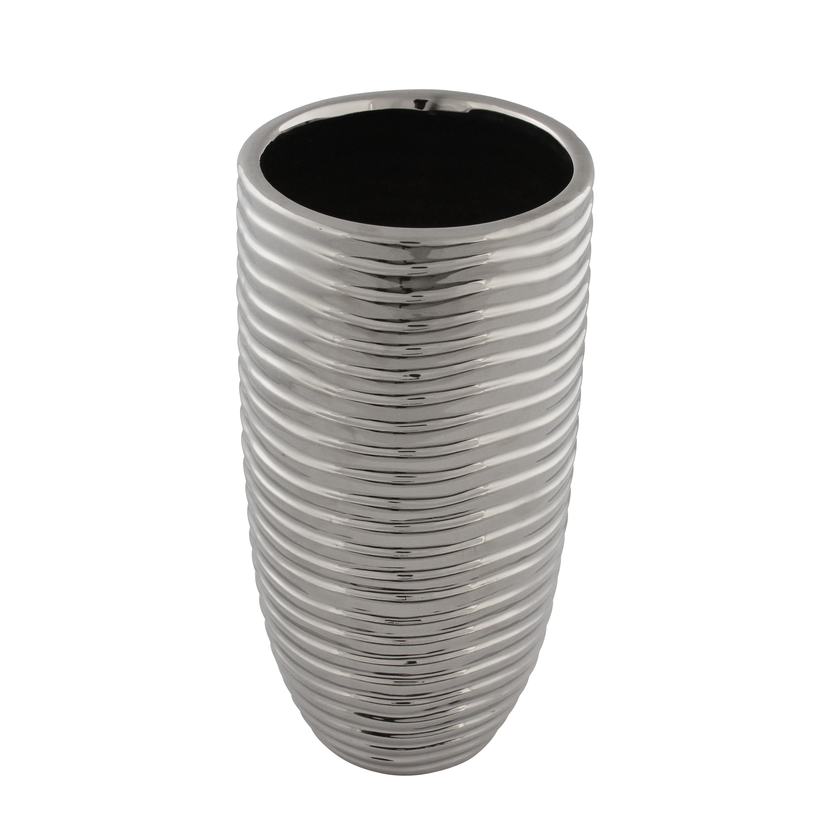 Titanium Wave Vase