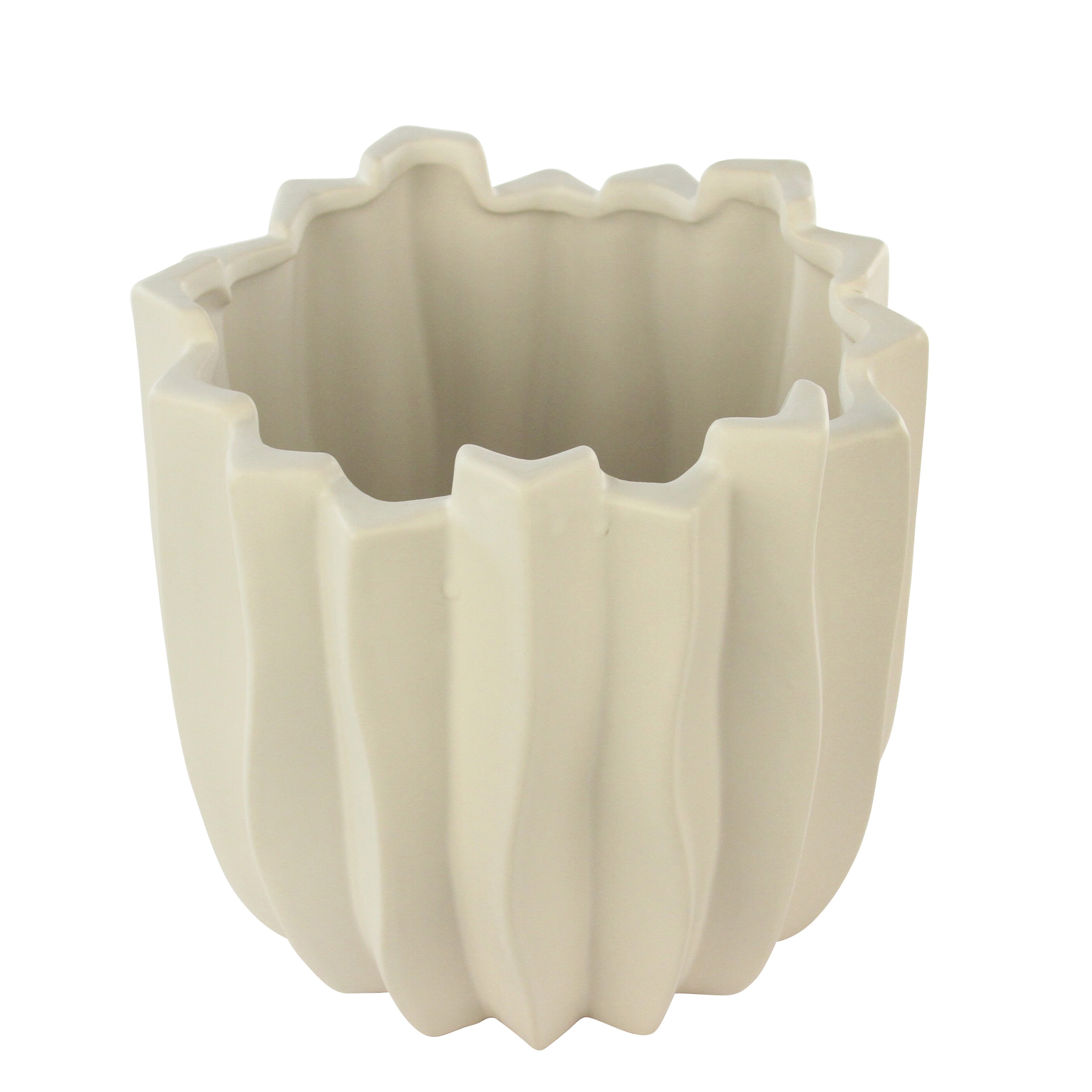White Carolina Medium Vase