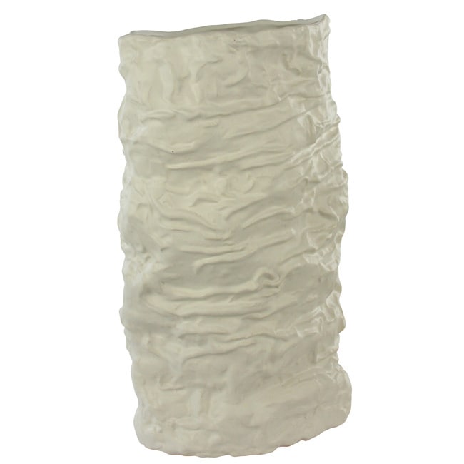 White Texture Vase