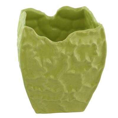 Green Art Deco Vase