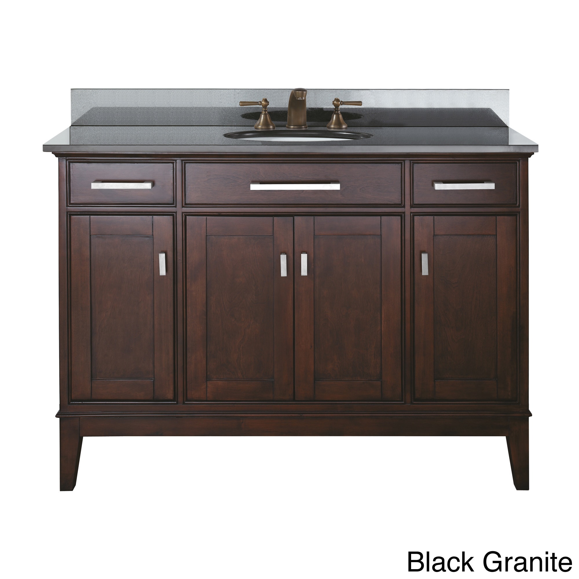 Madison 48 inch Single Sink Light Espresso Vanity