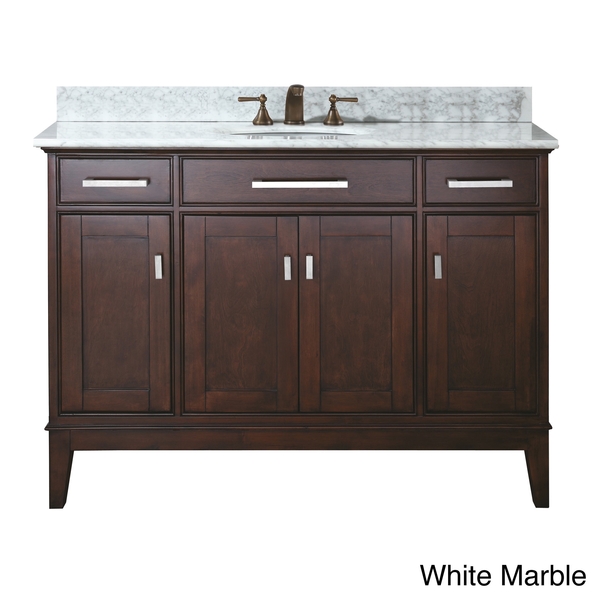 Avanity Madison 48 inch Single Sink Light Espresso Vanity Brown Size Single Vanities