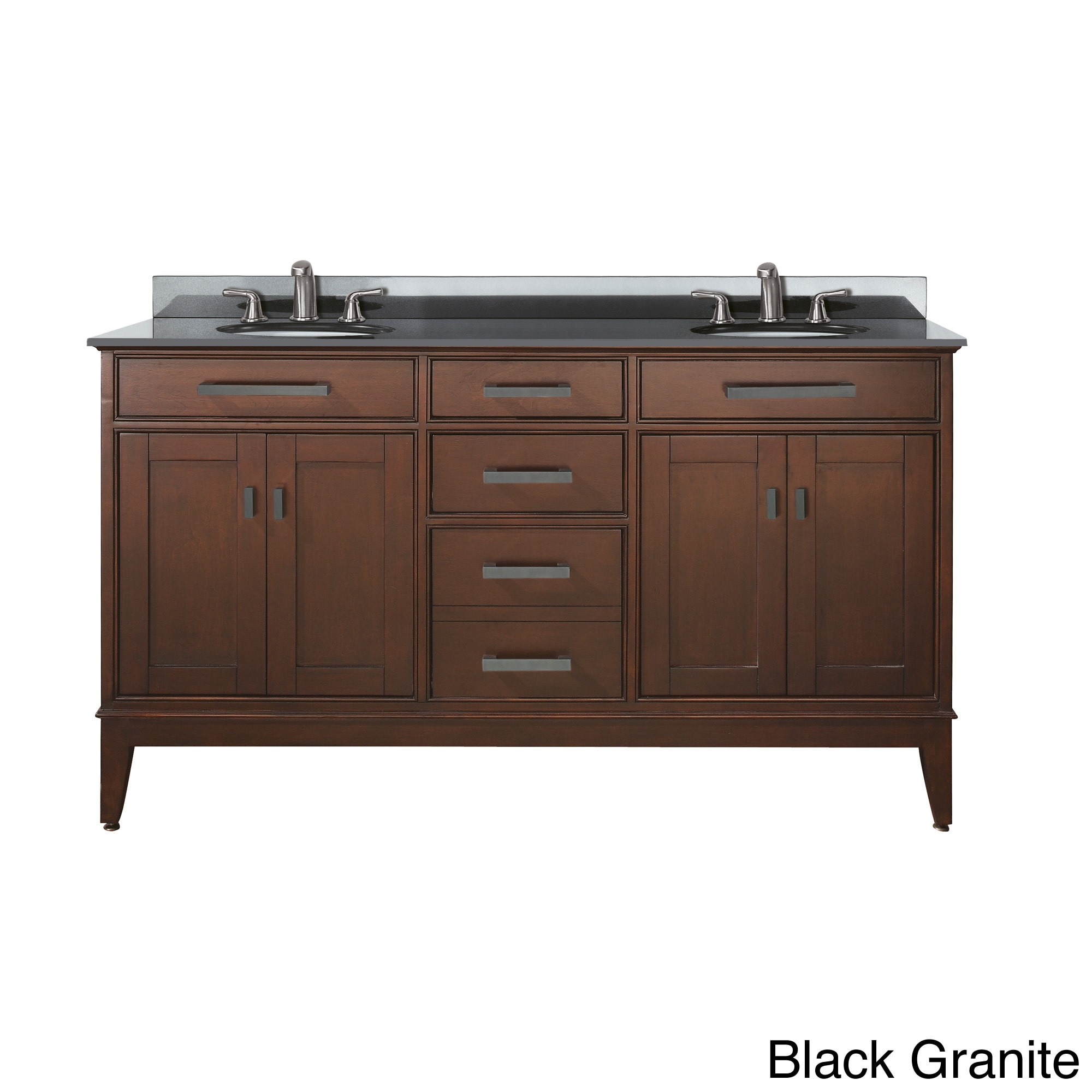 Madison 60 inch Double Sink Tobacco Vanity