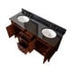 preview thumbnail 7 of 10, Avanity Madison 60-inch Double Vanity in Tobacco Finish with Dual Sinks and Top