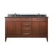 preview thumbnail 1 of 10, Avanity Madison 60-inch Double Vanity in Tobacco Finish with Dual Sinks and Top