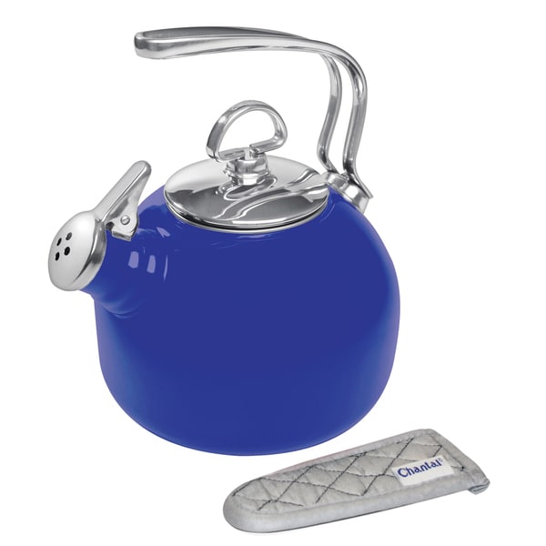 Chantal Indigo Blue EnamelonSteel Classic Tea Kettle Free Shipping