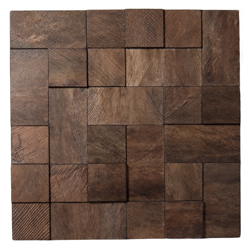 Selections By Chaumont Selections By Chaumont Palma Cubic Decorative Wall Art Brown Size Medium