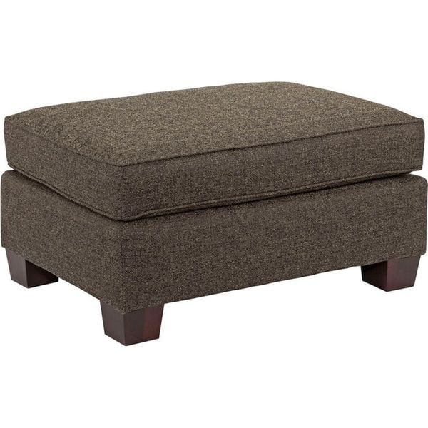 Broyhill Westport Rectangular Walnut Upholstered Ottoman