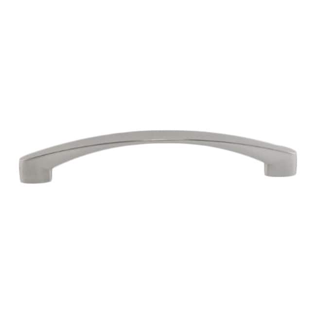 Contemporary 7-1/8 inch High Heel Arch Design Stainless Steel Finish Cabinet Bar Pull Handle (Case of 15)