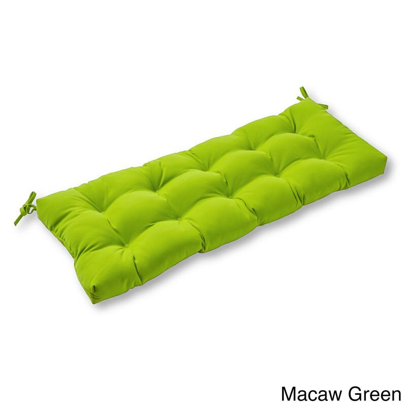 Driftwood Sunbrella 46-inch Outdoor Swing/Bench Cushion by Havenside Home - Macaw Green