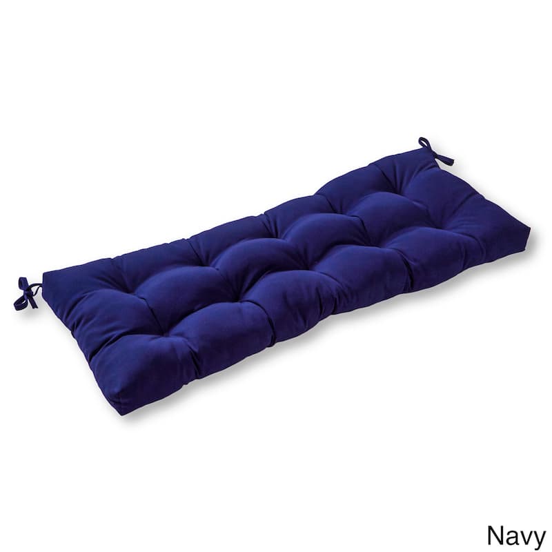 Driftwood Sunbrella 46-inch Outdoor Swing/Bench Cushion by Havenside Home - Navy