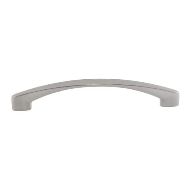 Contemporary 7-1/8 inch High Heel Arch Design Stainless Steel Finish Cabinet Bar Pull Handle (Case of 25)