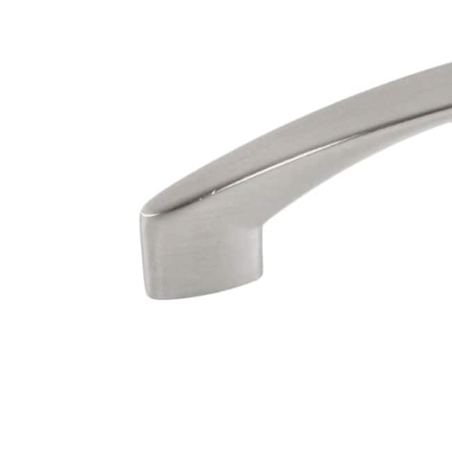 Contemporary 7-1/8 inch High Heel Arch Design Stainless Steel Finish Cabinet Bar Pull Handle (Case of 25)