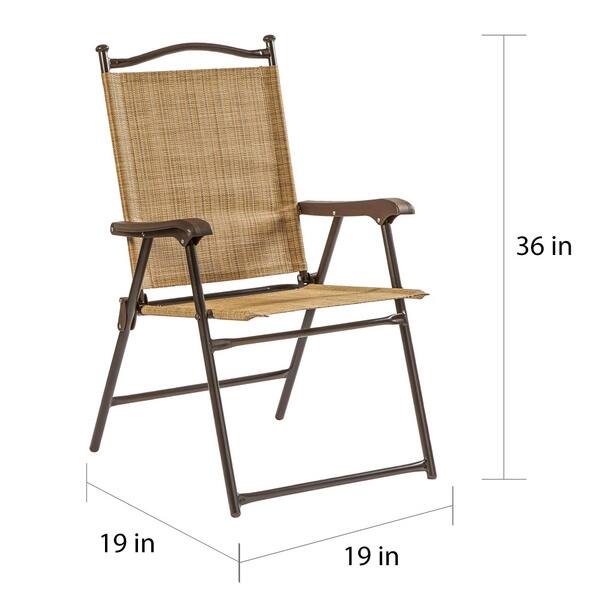 Shop Folding Uv Resistant Outdoor Chairs Set Of 2 Overstock