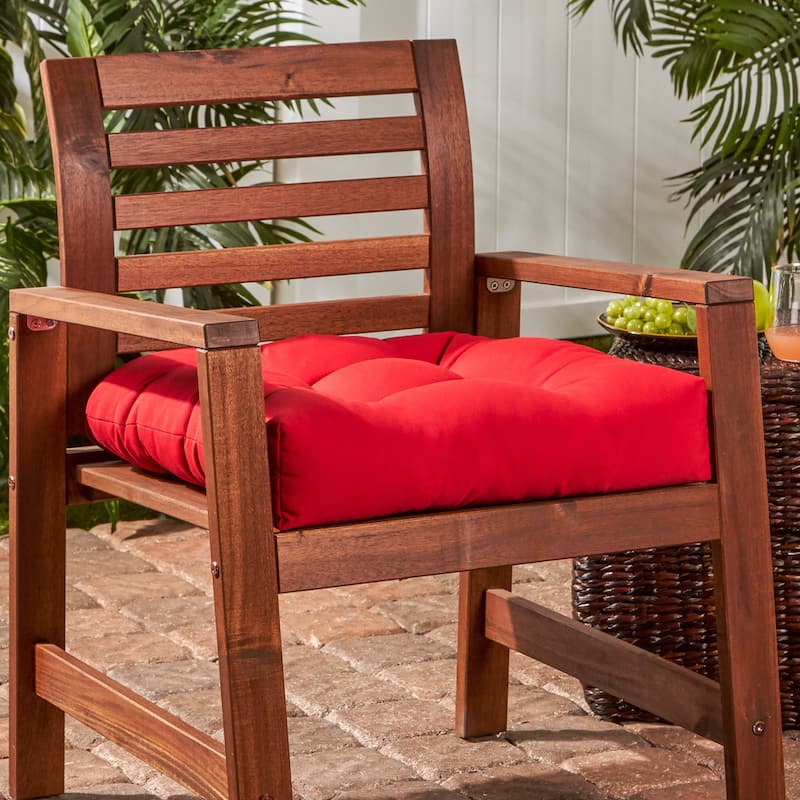 Sunbrella Tufted 20-inch Outdoor Chair Cushion
